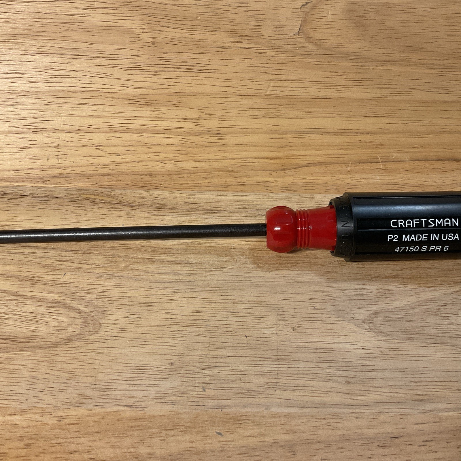 NOS Rare Craftsman USA Black Blade Screwdriver Pratt Read 47150 S PR 6