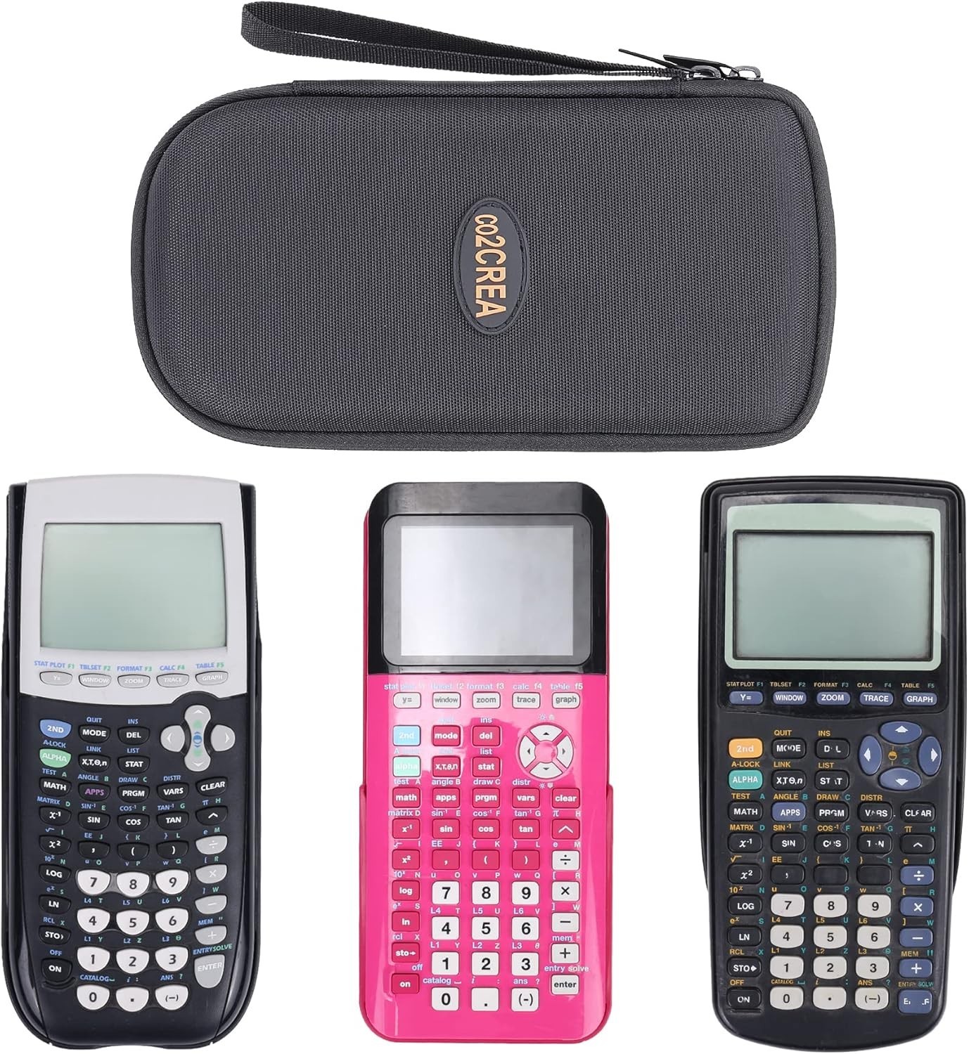 Texas Instruments Graphing Calculator Case - Stylish & Durable EVA Black Carrier