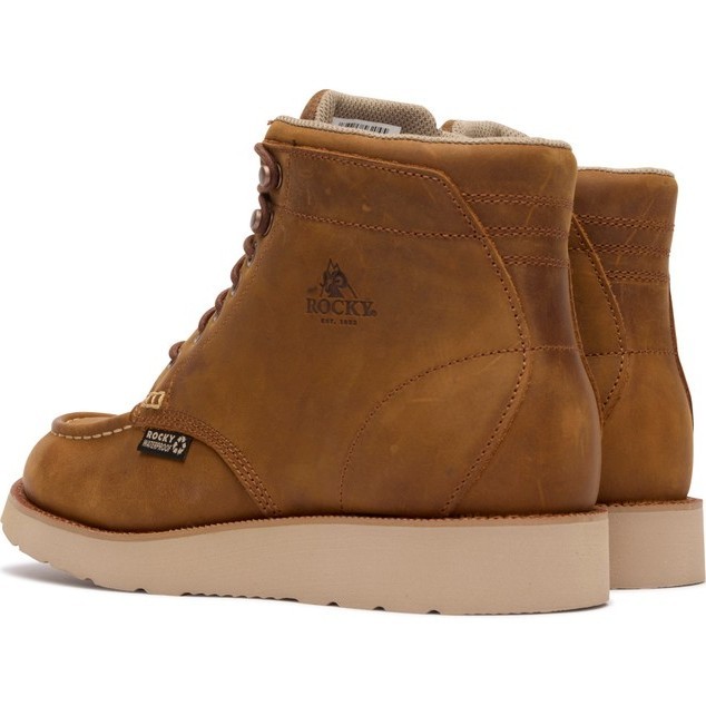 Rocky MonoCrepe Wedge 6” Waterproof Work Boot