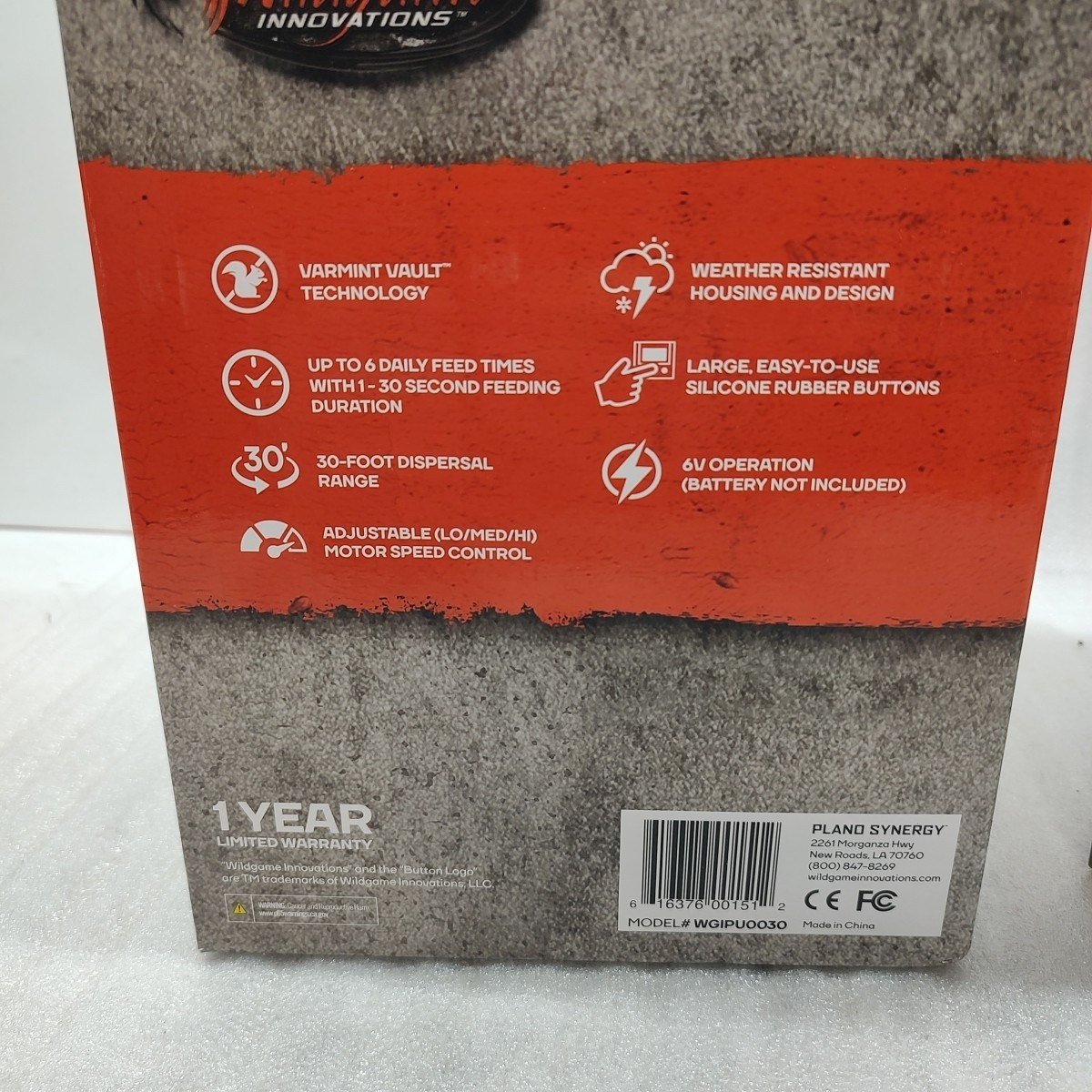 WILDGAME INNOVATIONS Evolution Feeder And Moultrie 6 Volt Solar Power Panel NEW
