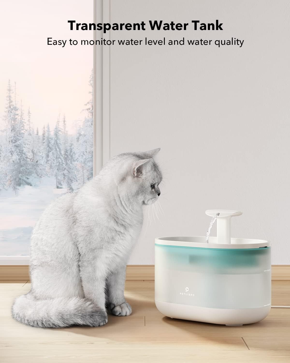 PETLIBRO Replacement Pump for Cat Water Capsule Fountain, White