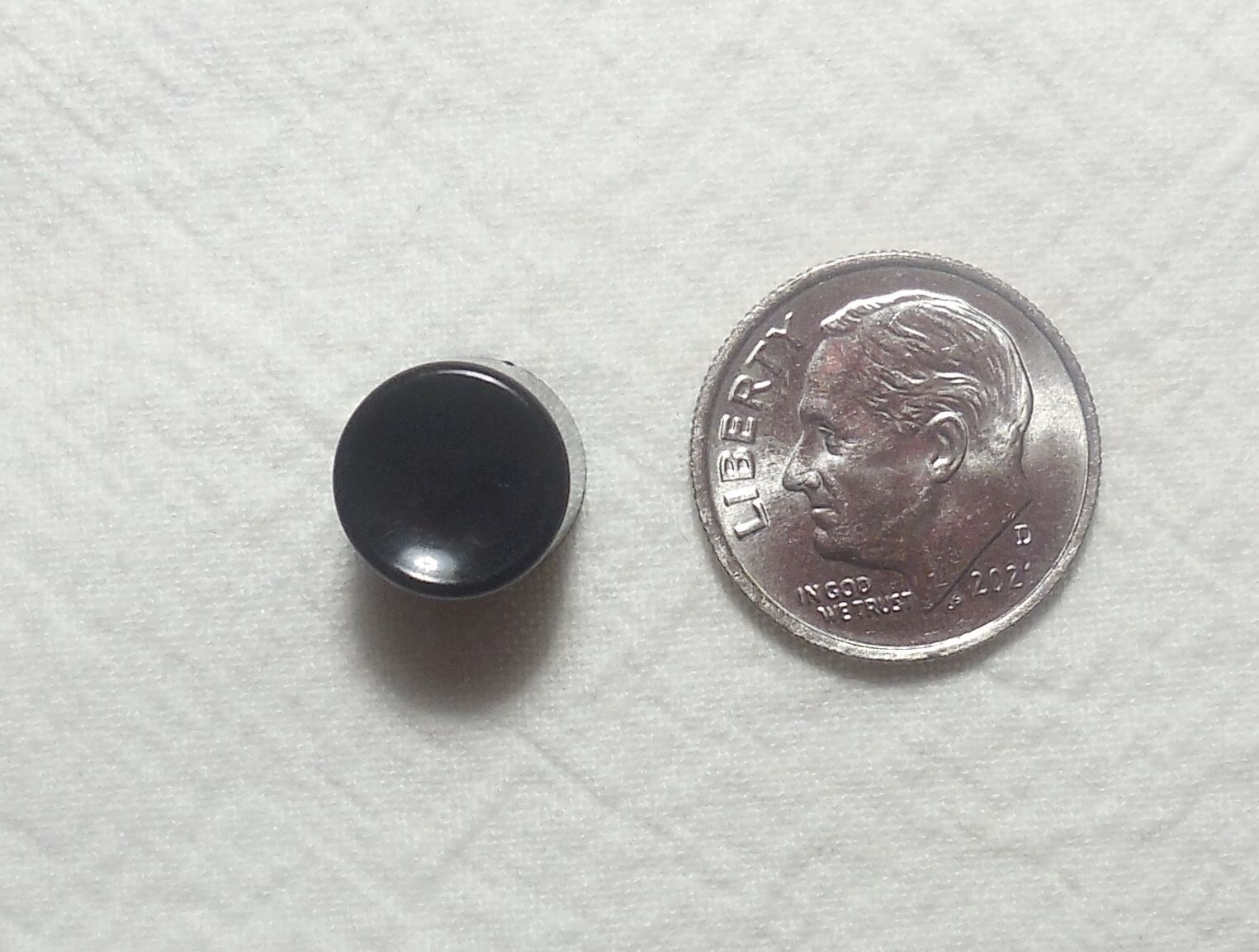 Qty(2)  Black RH Threaded Knob 3-56