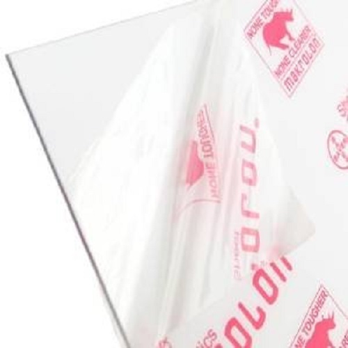 Makrolon Tuffak Polycarbonate Plastic Sheet-1/8" thick (3mm)-Clear-8" x 12"
