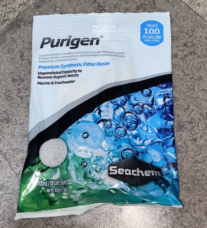 Purigen 100mL Premium Synthetic Filter Resin - Treats 100 Gallons -Free Shipping