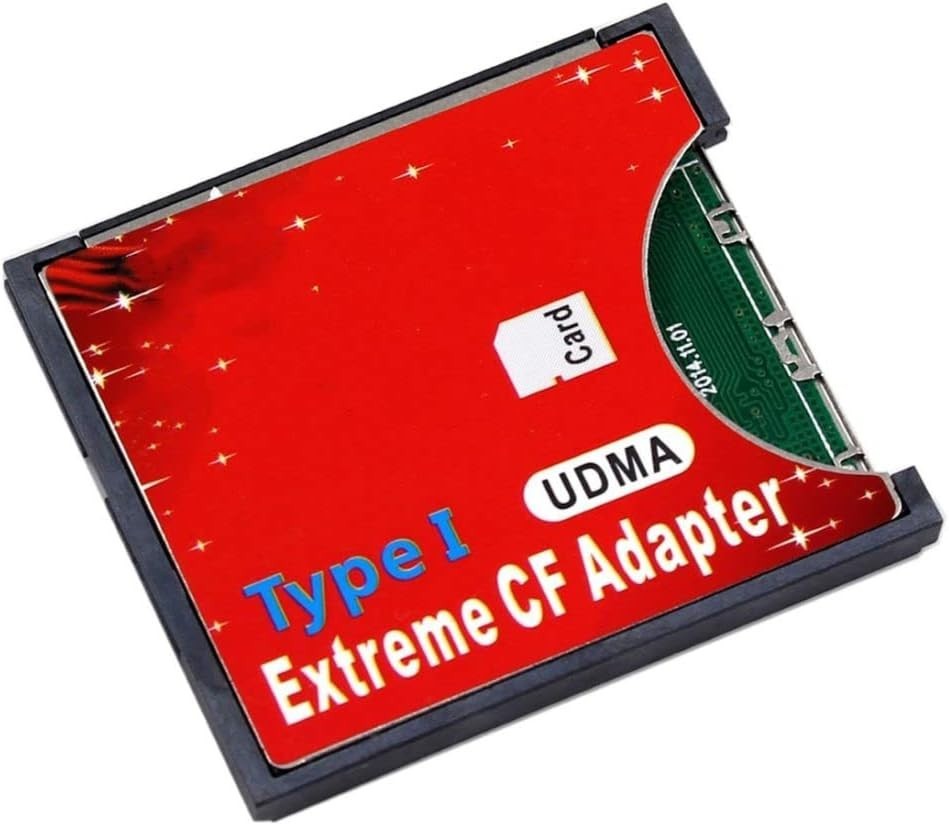 Compact Flash Memory Card Adapter for SD/SDHC/SDXC - Dust-Proof 256GB Support