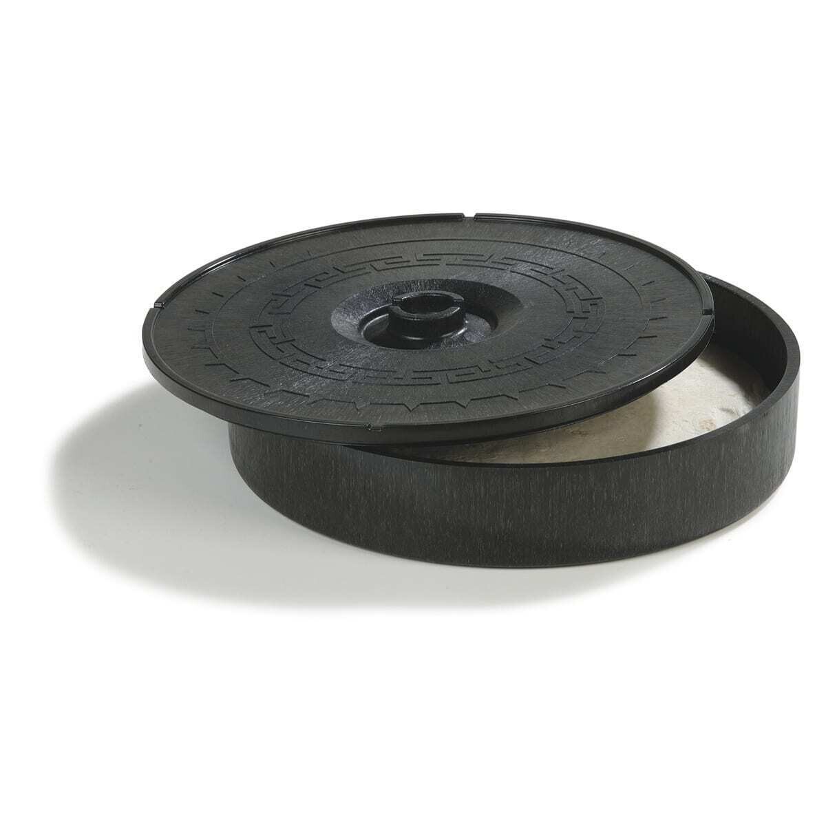 Carlisle 071703 12 Black Tortilla Server with Lid  (Approx 8")  new