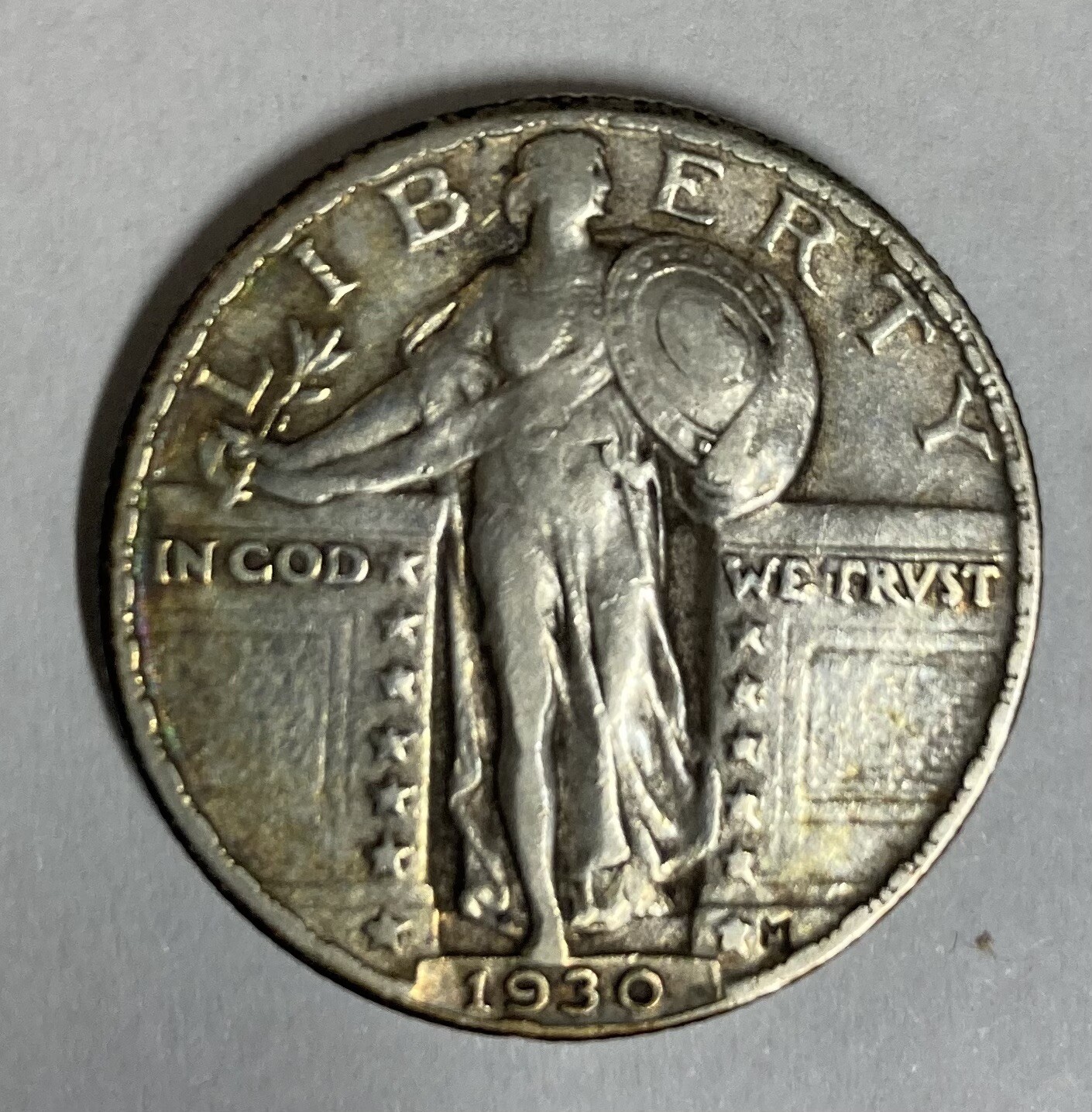 (H) 1930-P Full Date Nice Details Silver Standing Liberty Quarter