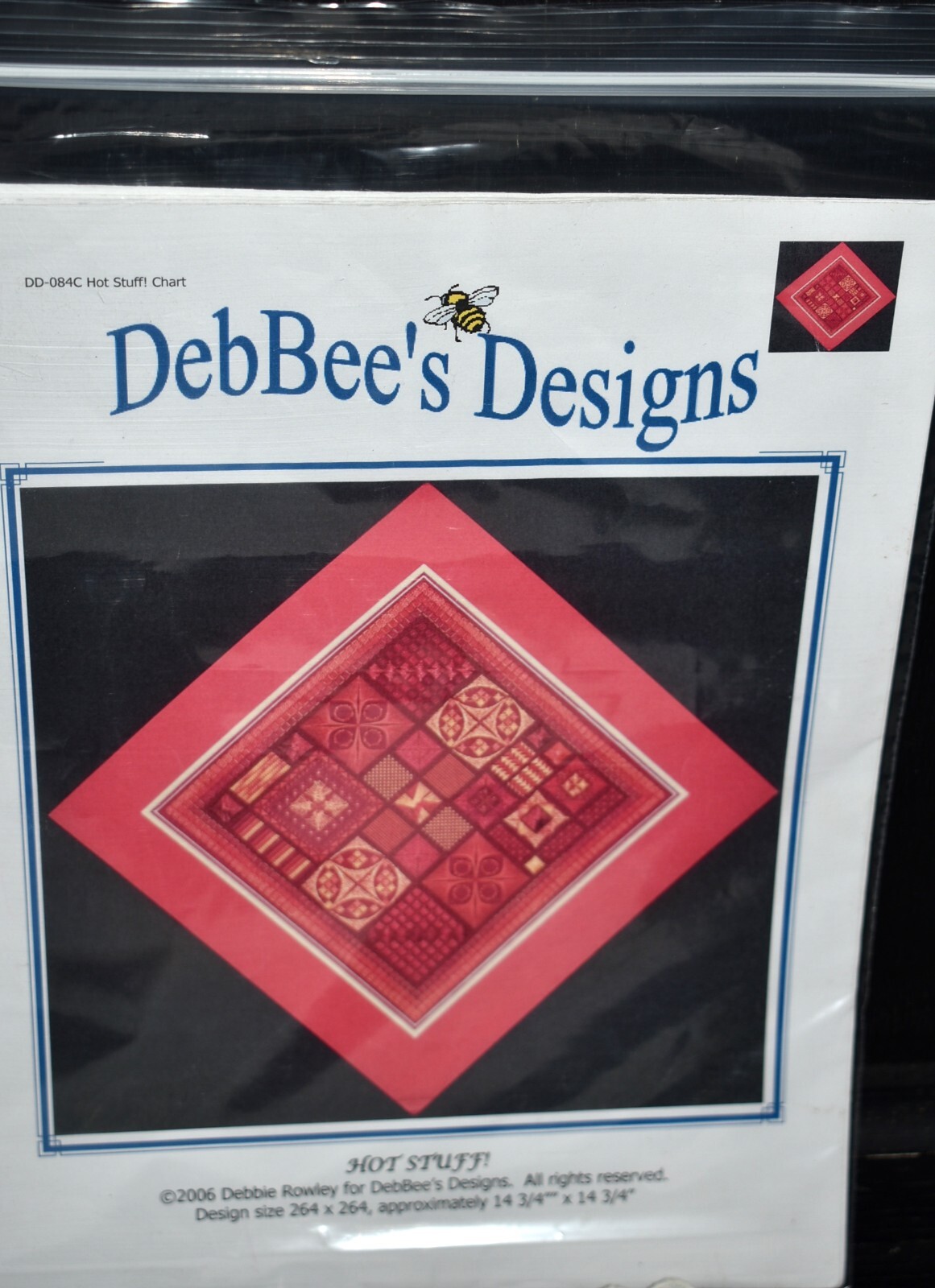 DebBee's Designs Debbee's Hot Stuff Counted Canvas Embroidery Needlecraft Chart