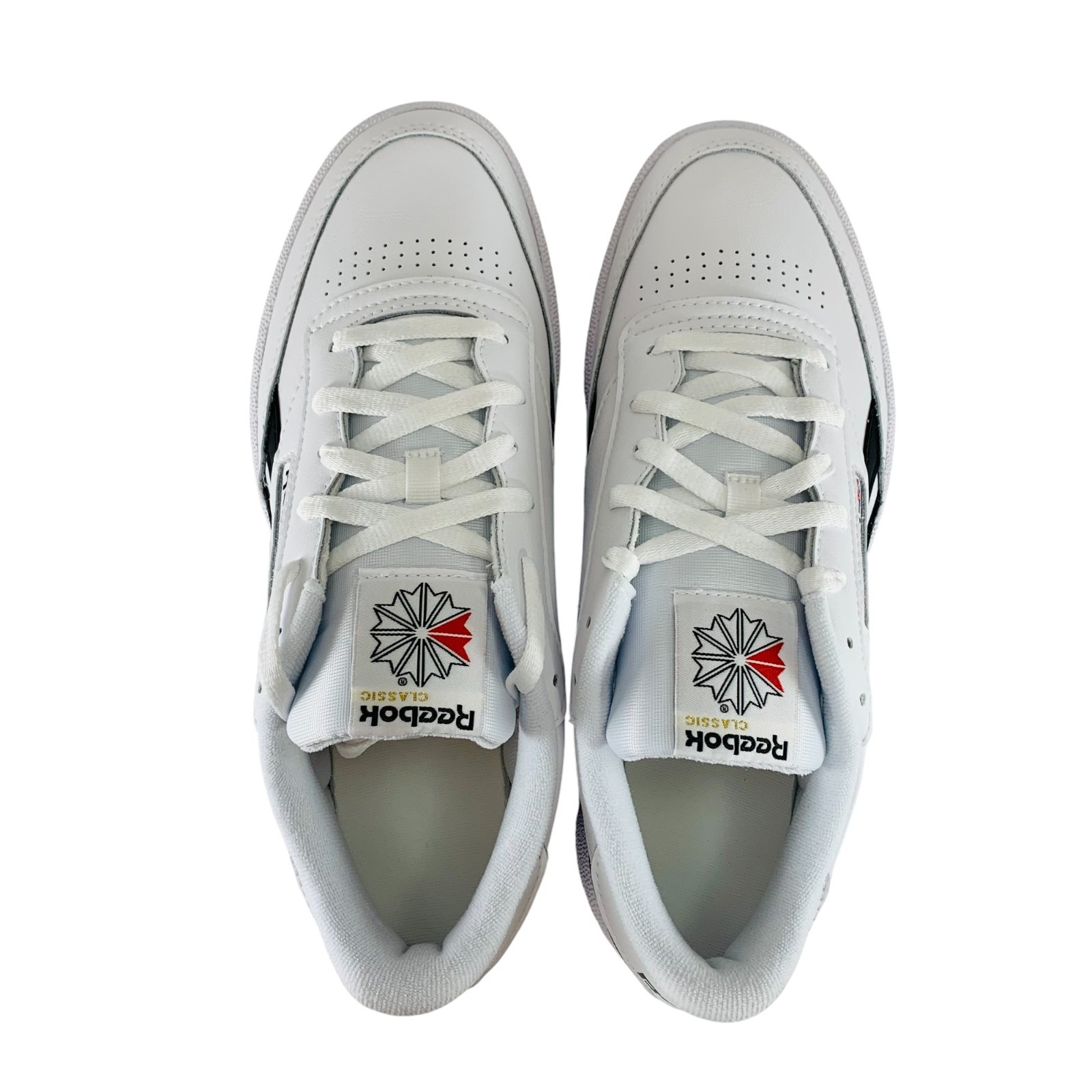 Reebok Club C Revenge White Black Sneakers Men's Shoes 100032883