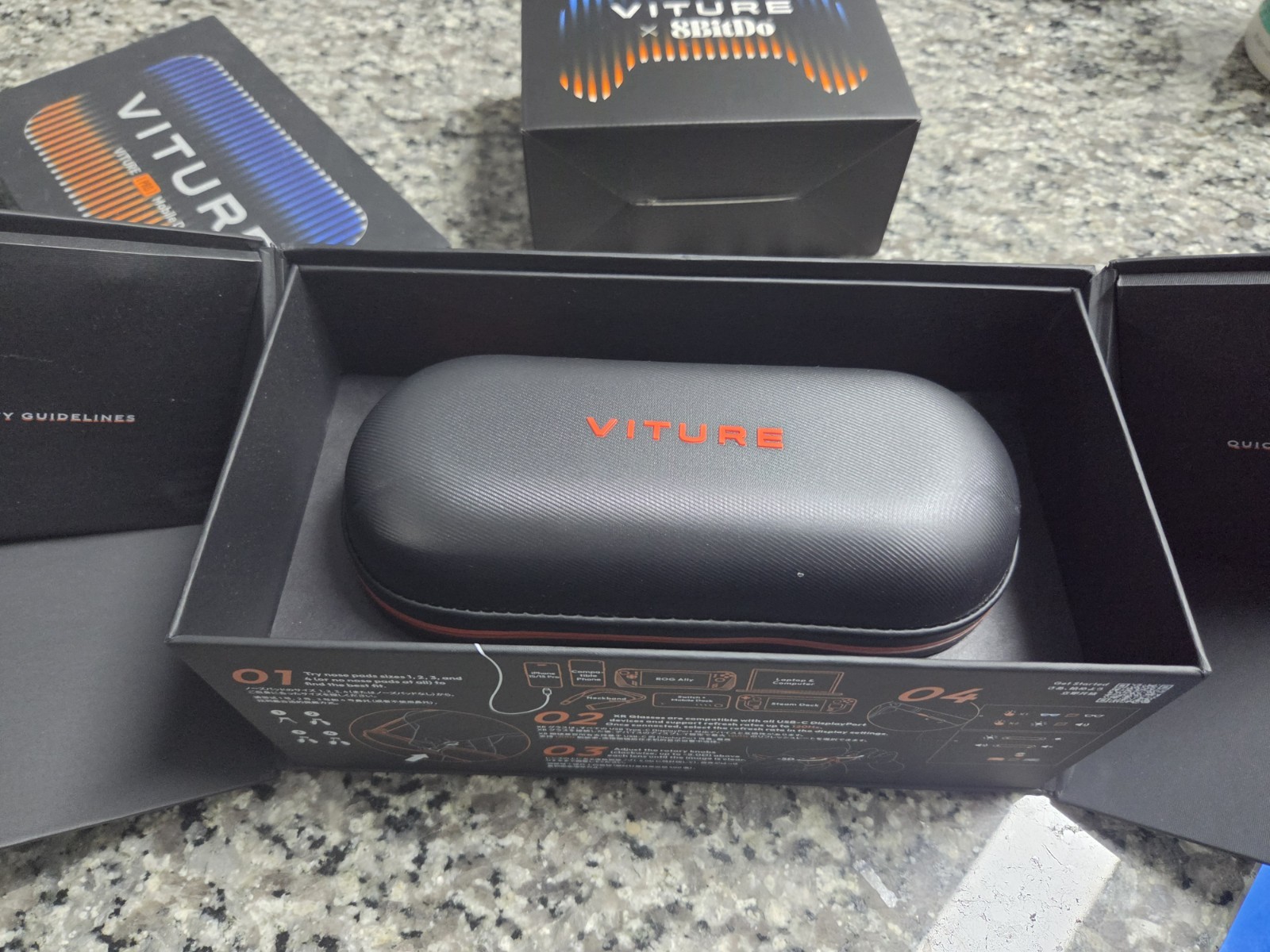 VITURE Pro XR Glasses Pro Mobile Dock 8BitDo Controller Complete Bundle