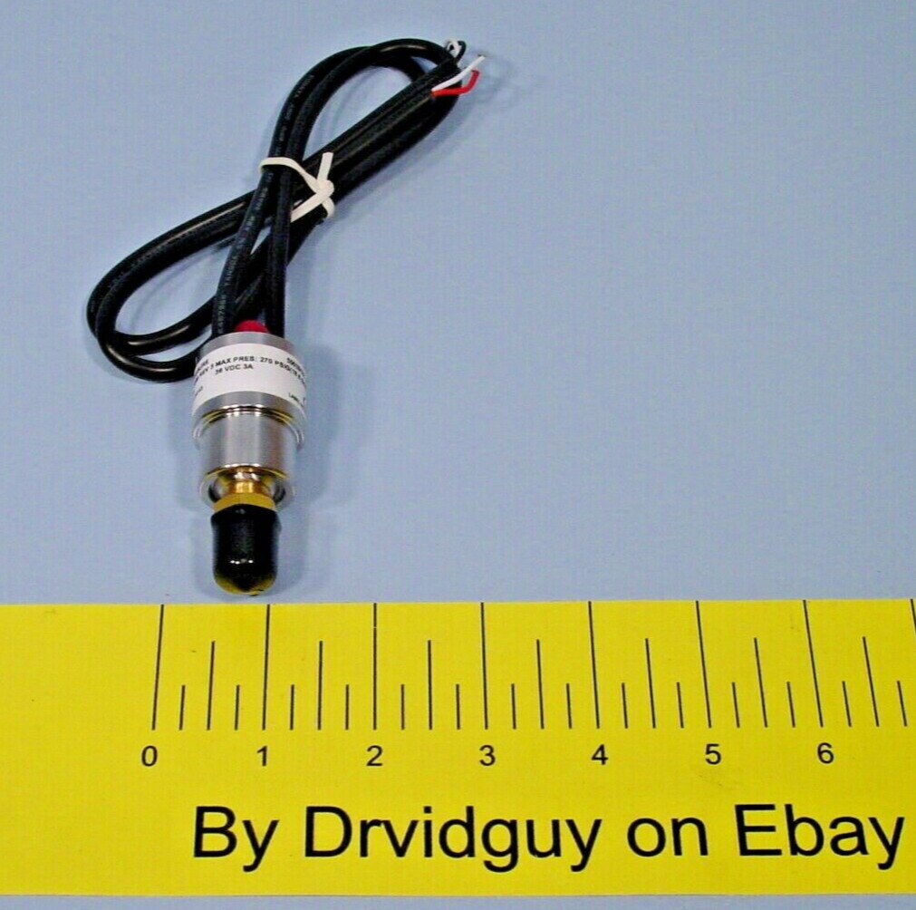 Tyco 437266 Ansul Discharge Pressure Switch; 100PSIG; 6A; 36VDC