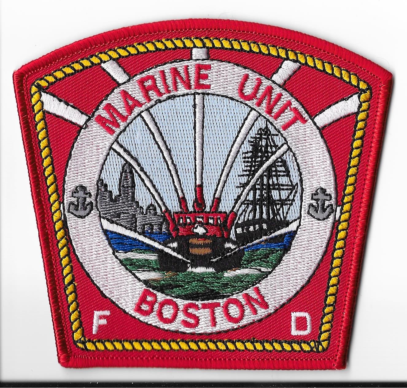 Boston Fire Department, Massachusetts Marine Unit Patch V1