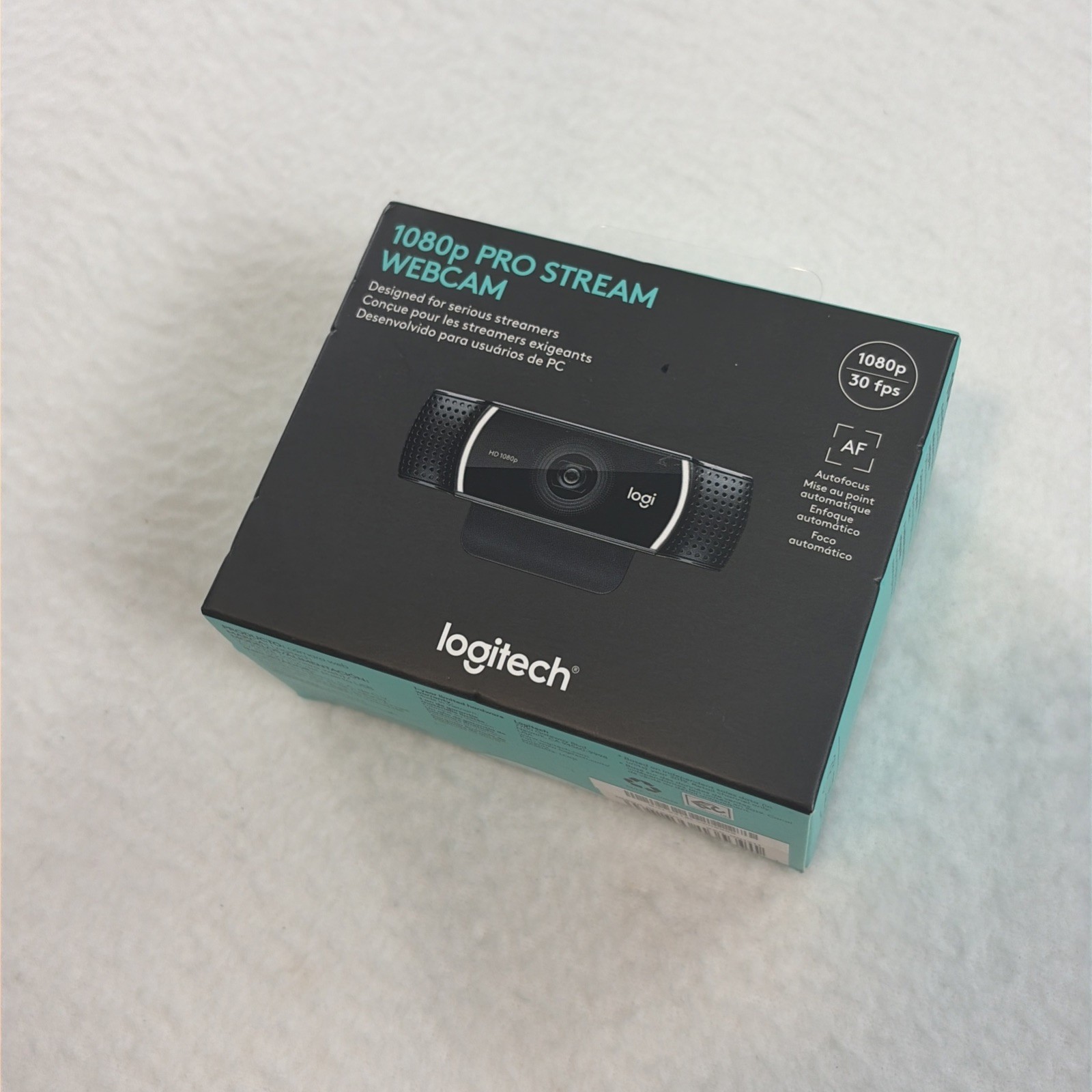 Logitech Pro Stream 1080P Full HD Webcam Black V-U0028 960-001211 New