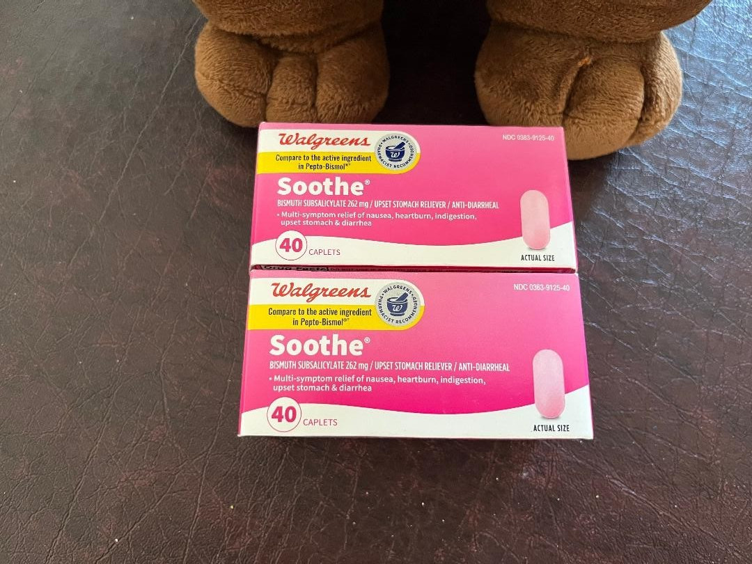 Walgreens Soothe Caplets UPSET STOMACH RELIVER 40.0 ea 2PKS