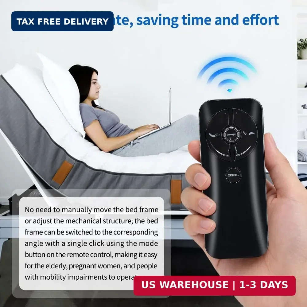 RF399A RF368B MC120TS Remote Replacement for Keeson Adjustable Bed Remote/Tempur
