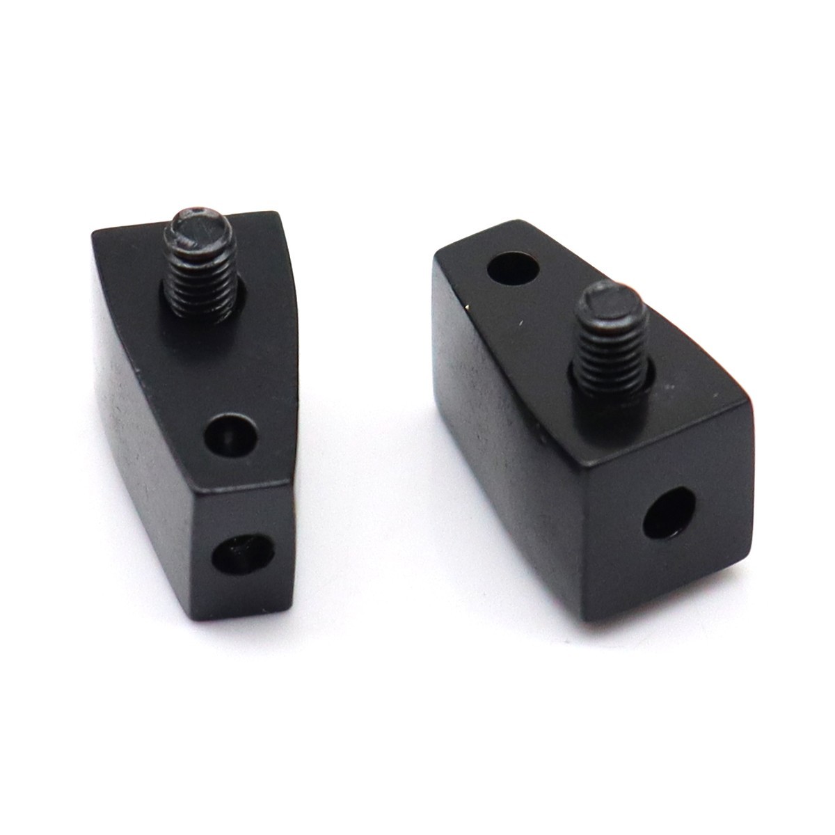 8 Strings Headless Electric Guitar Nuts 8Pcs Metal Single String Nuts Black