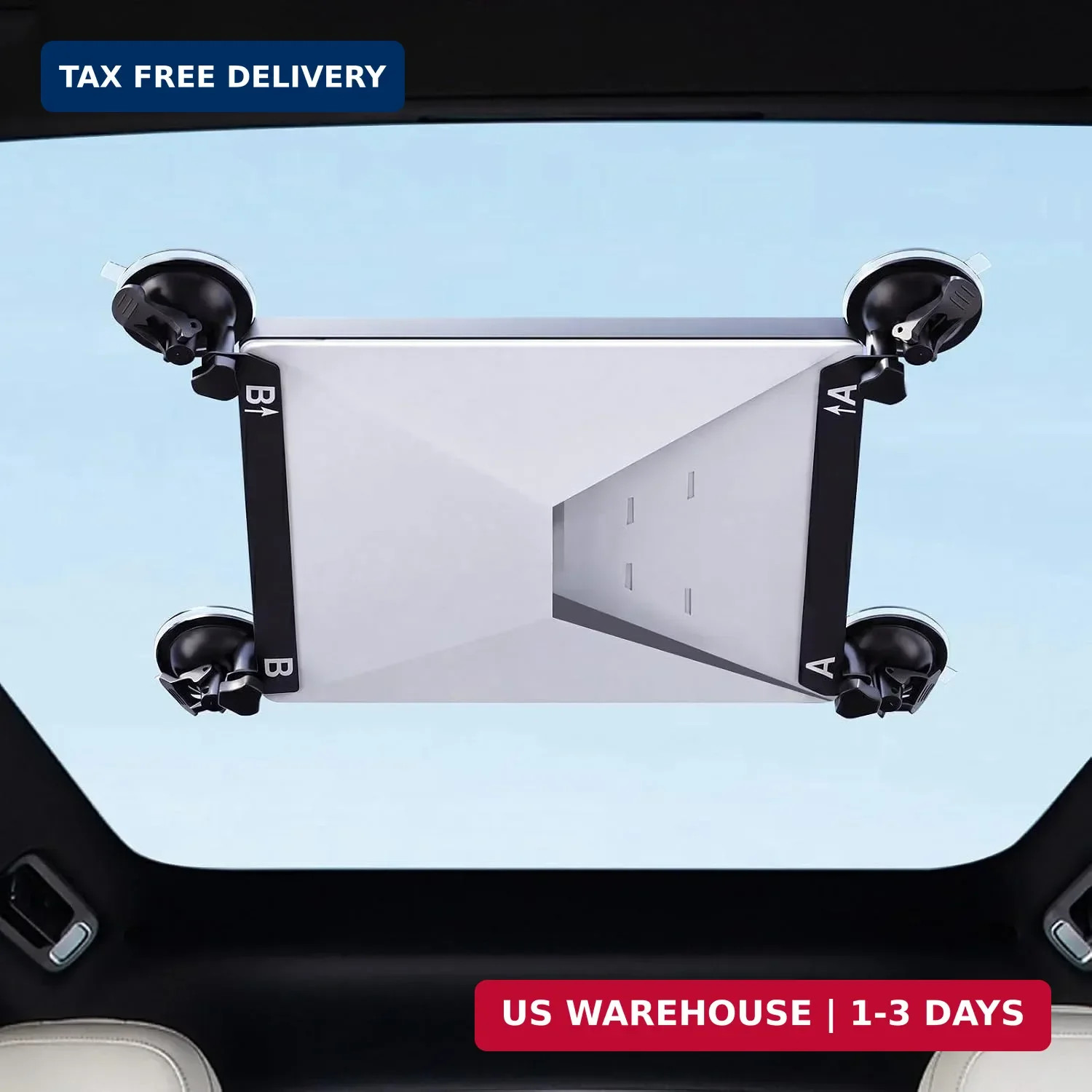 Starlink Mini Mount - Locking Suction Cup with Anti-Shake Tech, No Assembly for