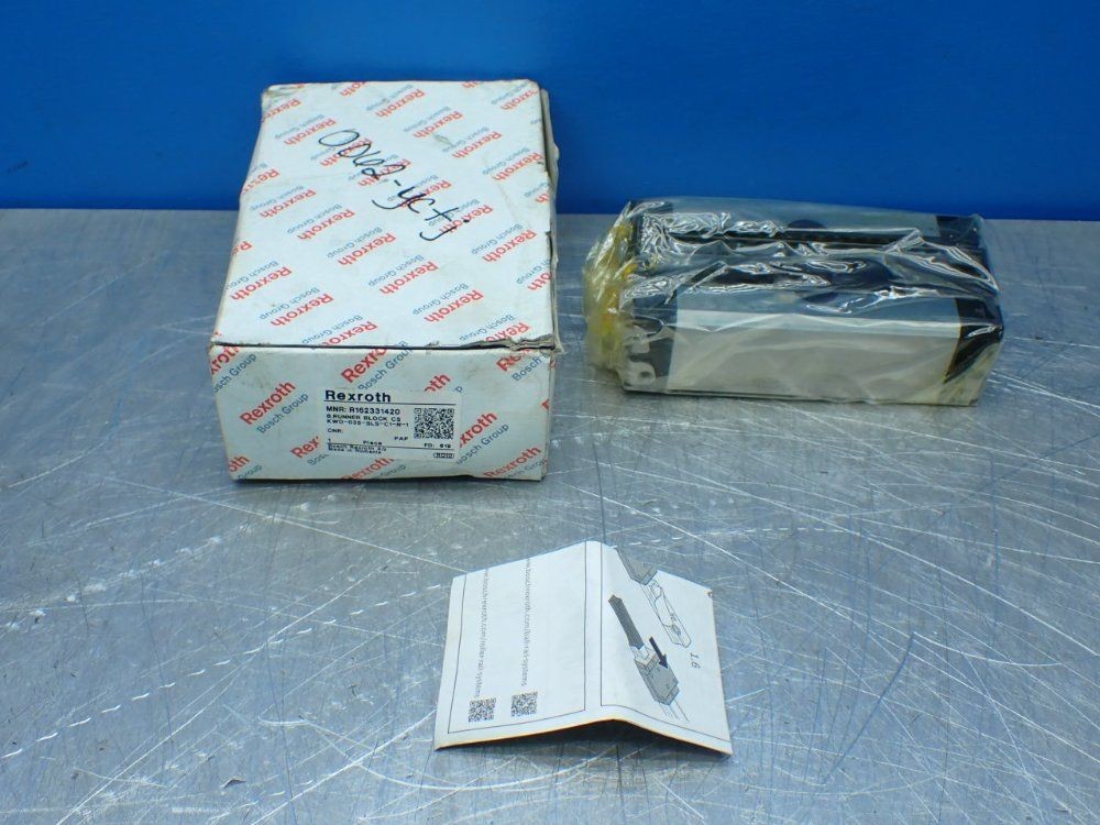 REXROTH CARBON STEEL BALL RUNNER BLOCK R162331420