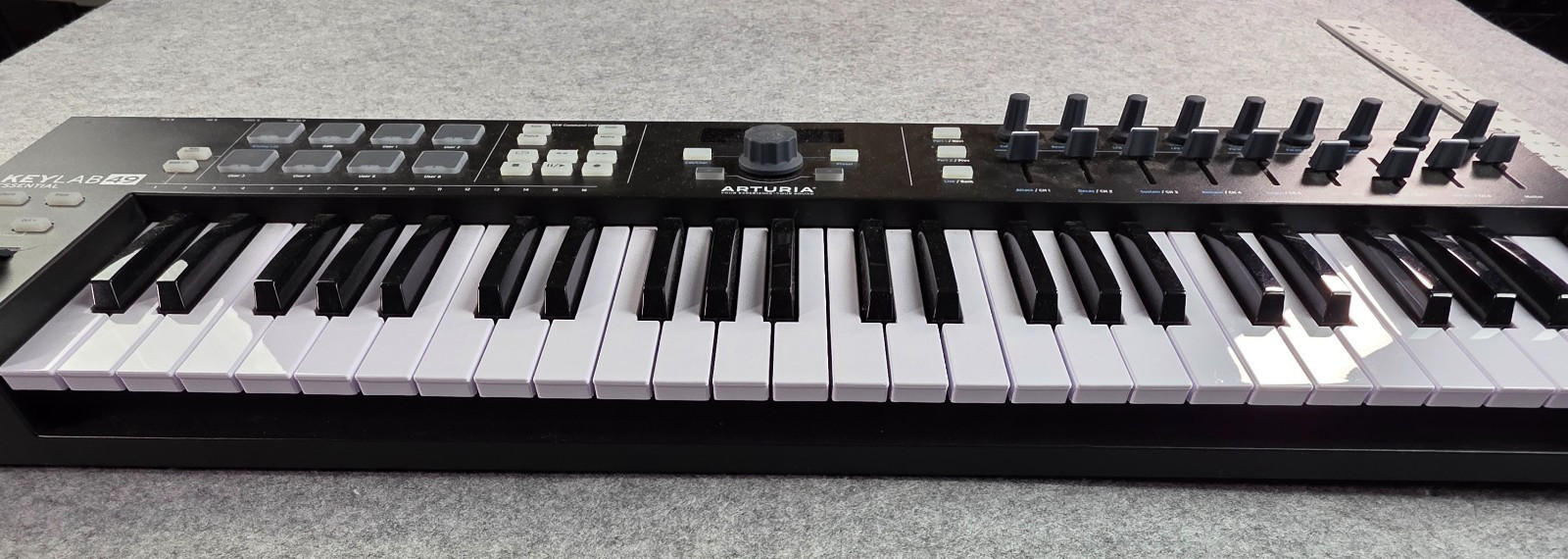 Arturia KeyLab Essential 49 MIDI Keyboard Controller, 49 Synth Keys, USB/MIDI O…