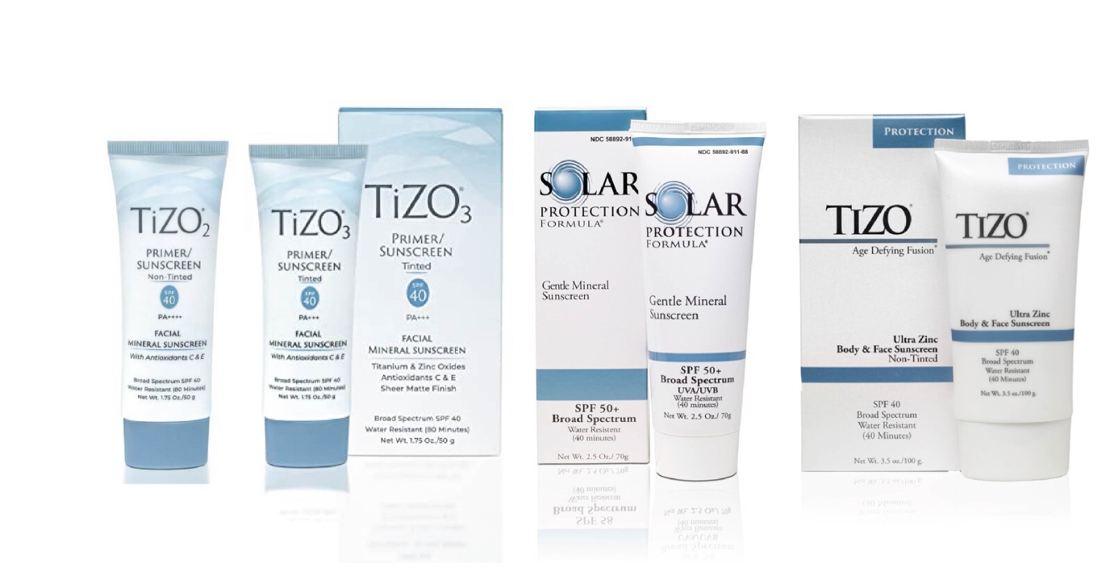 Solar Protection Formula Sunscreen gift wrap available NEW Packaging tizo1.75 oz