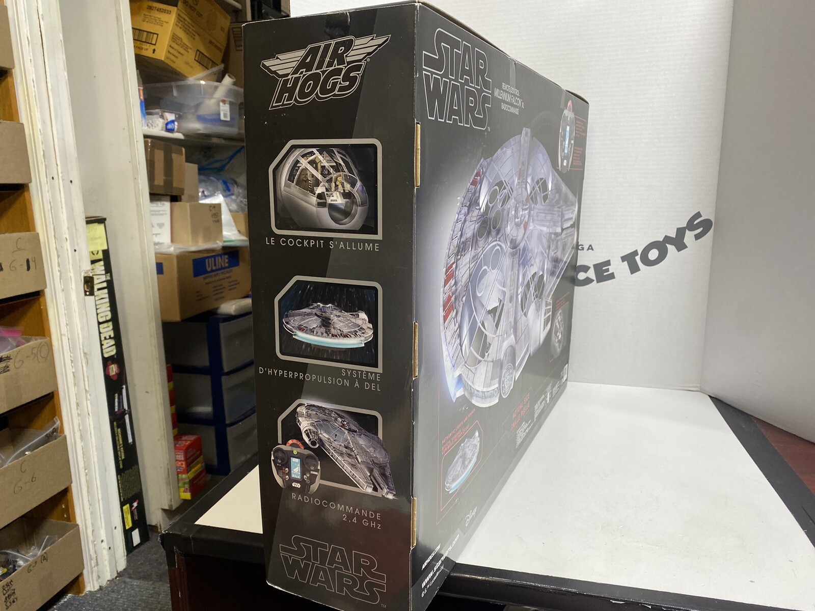 Star Wars Air Hogs Spin Master Remote Control Millenium Falcon