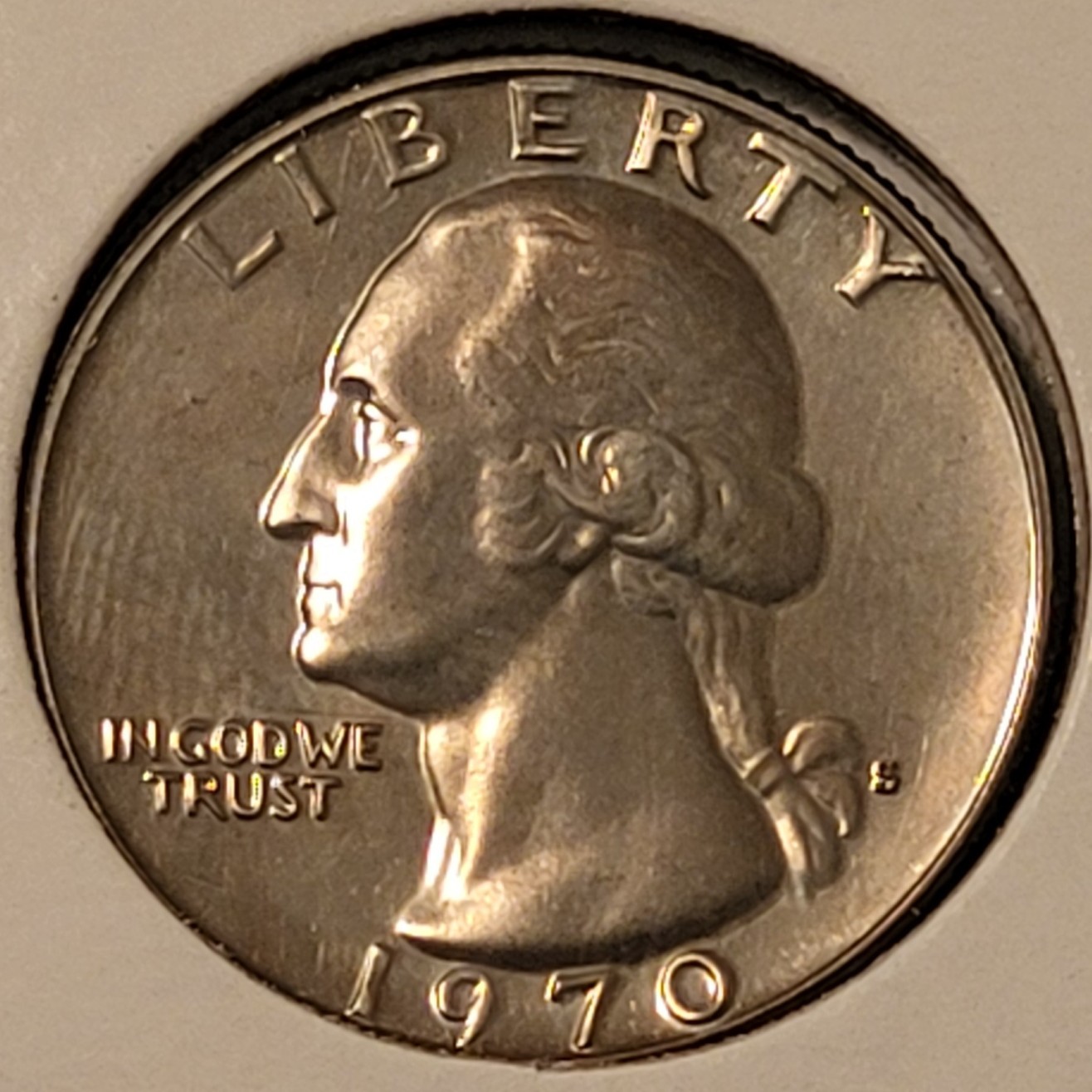 1970 S Washington Quarter Proof Coin