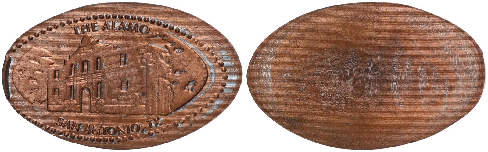 Medal Elongated Coin - USA The Alamo San Antonio Texas