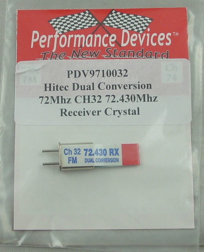 Hitec/Futaba 72Mhz FM Dual Conversion Receiver Crystal Channel 32 CH32 72.430mhz