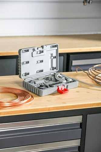 18019 - with Extra Adapters- Use on Copper, Aluminum, Double Flaring Tool Set