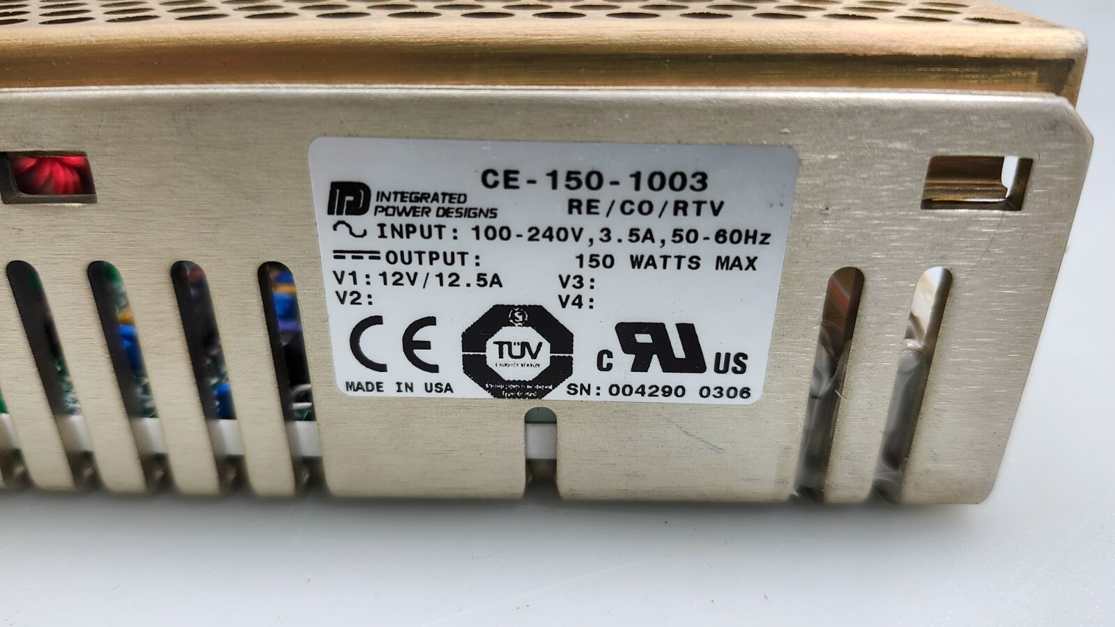 Integrated Power Designs CE-150-1003 Power Supply