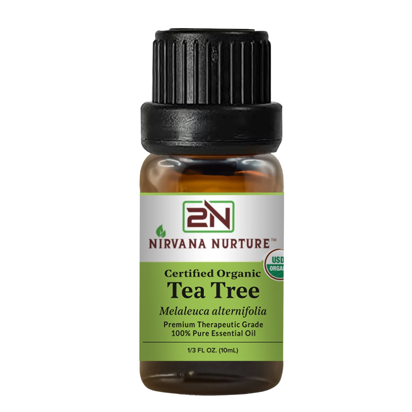 Organic Tea Tree Essential Oil USDA Certified 100% Pure Therapeutic Grade