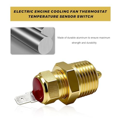 Fan Temperature Switch, 200 to 185 Cooling Fan Temperature Sensor Switch with