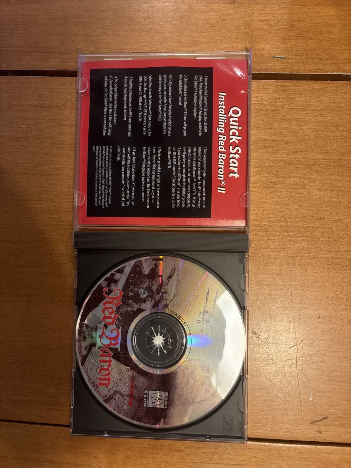 Red Baron II 2 (PC CD-ROM, 1997, Sierra) Complete Combat Flight Simulator VG