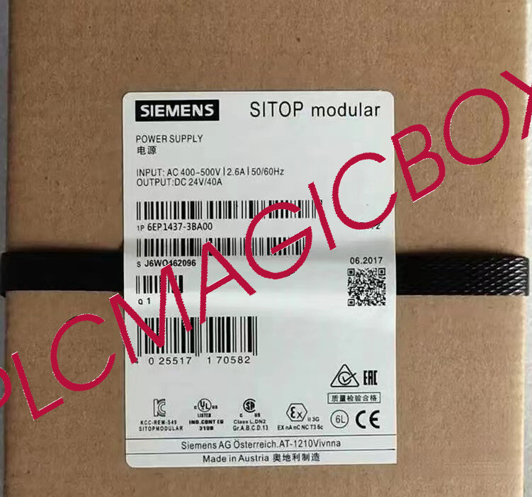 New Siemens 6EP1437-3BA00 SITOP Power Supply  6EP14373BA00 Expedited Shipping