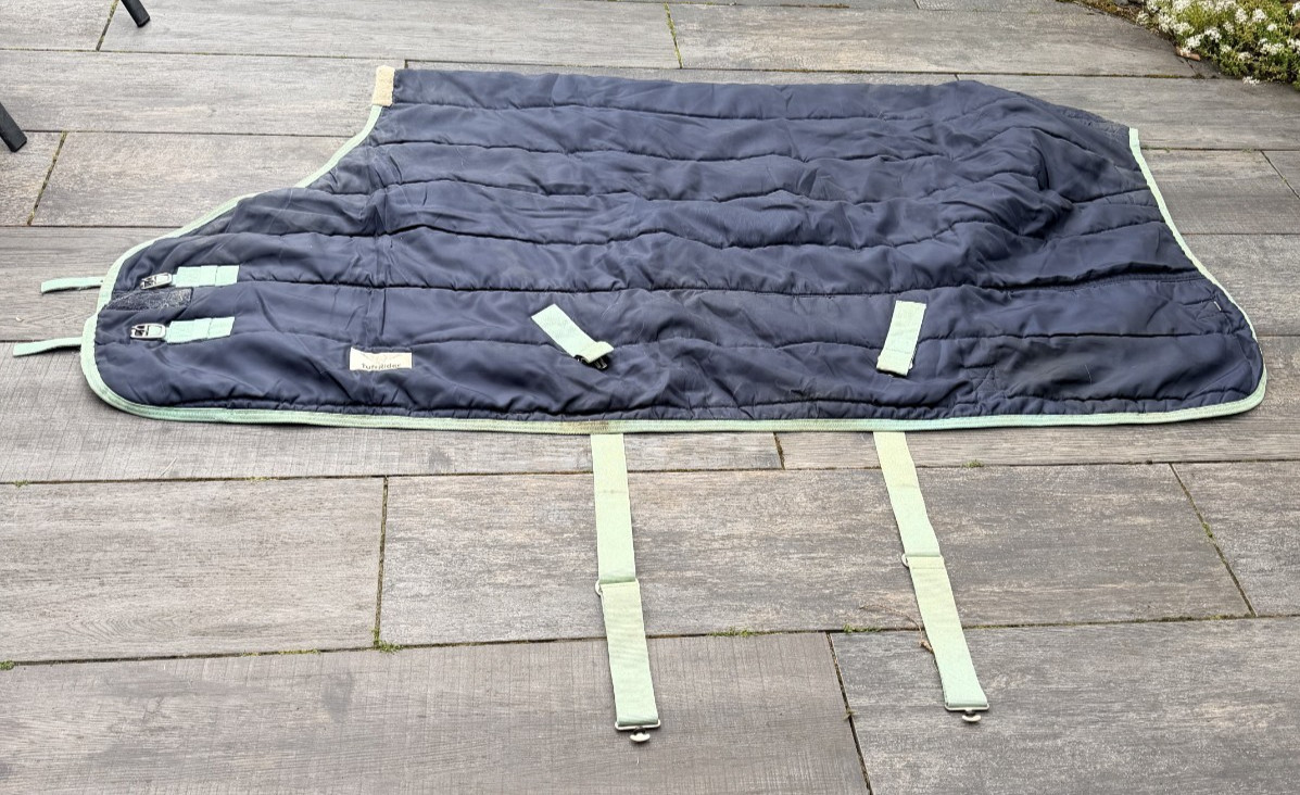 TuffRider Kozy Komfort Stable Horse Blanket, Navy, 78-in