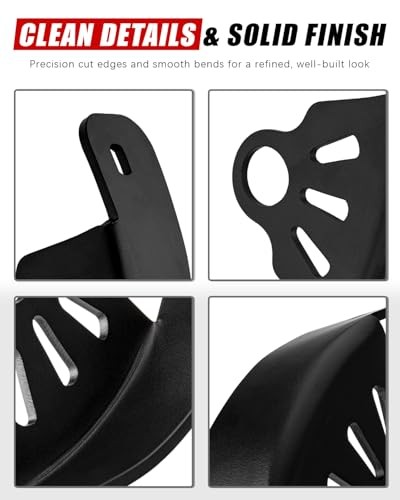 Motorcycle Rear License Plate Tag Mount Bracket Side Support Holder Curved