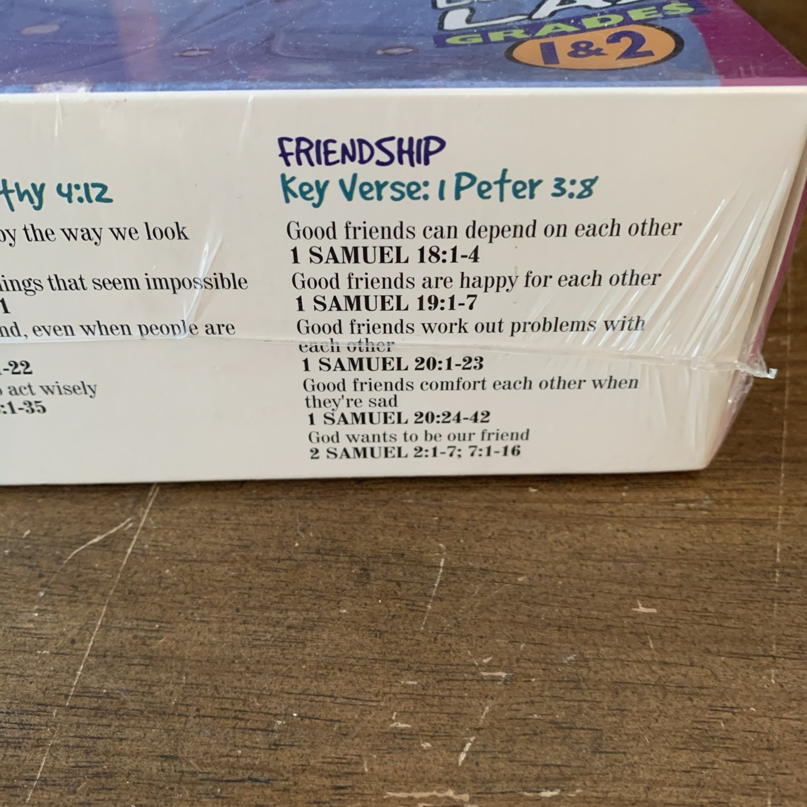 Bible Learning Lab Curriculum: Grades 1&2 -1998 Vtg Groups Hands-on