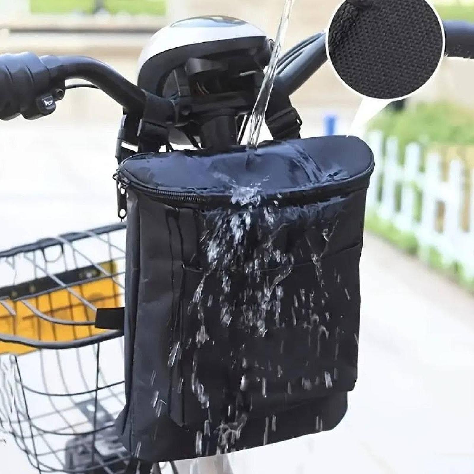 Electric Bike Handlebar Bag Bikes Front Storage Bag Large Capacity Waterproof