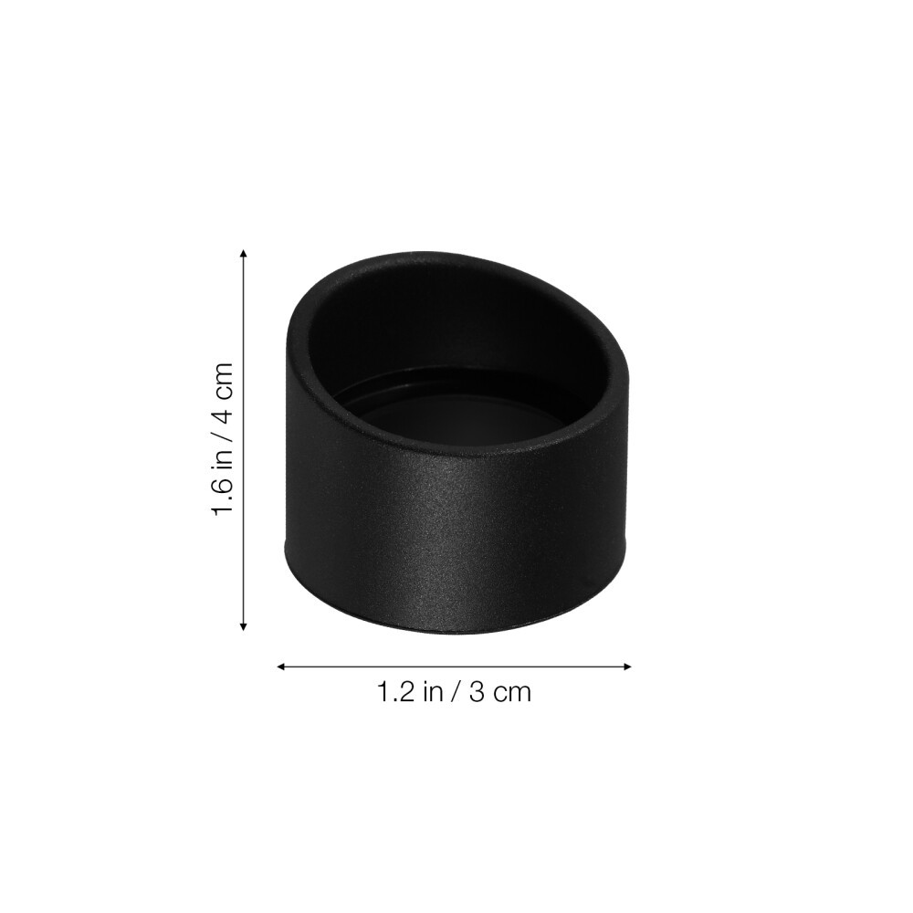 2 Pcs Eye Guards Cups Cover Microscope Rubber Eyepiece