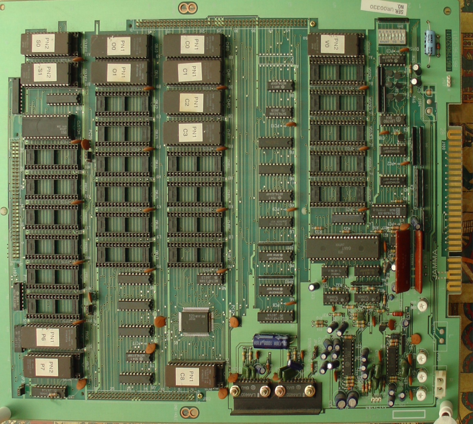 PAC-MANIA PCB PC Boad Namco 1987 SYSTEM-1 JAMMA 100% Working Sound and Video