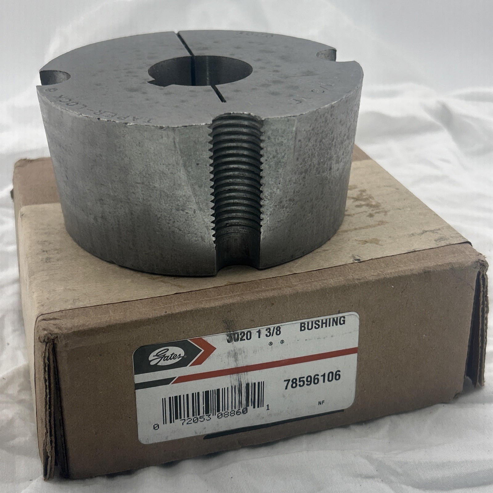 Gates 3020 Taper Lock Bushing 3020 x 1-3/8" New Old Stock NOS (NO SCREWS)