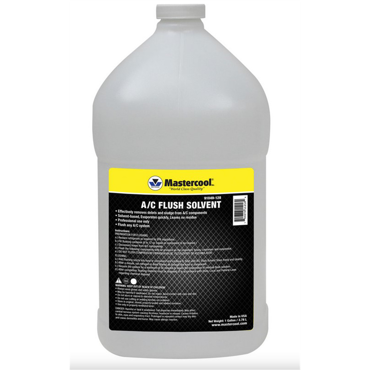 Mastercool 91049-128 AC System Flush Solvent Based Non Flammable Formula