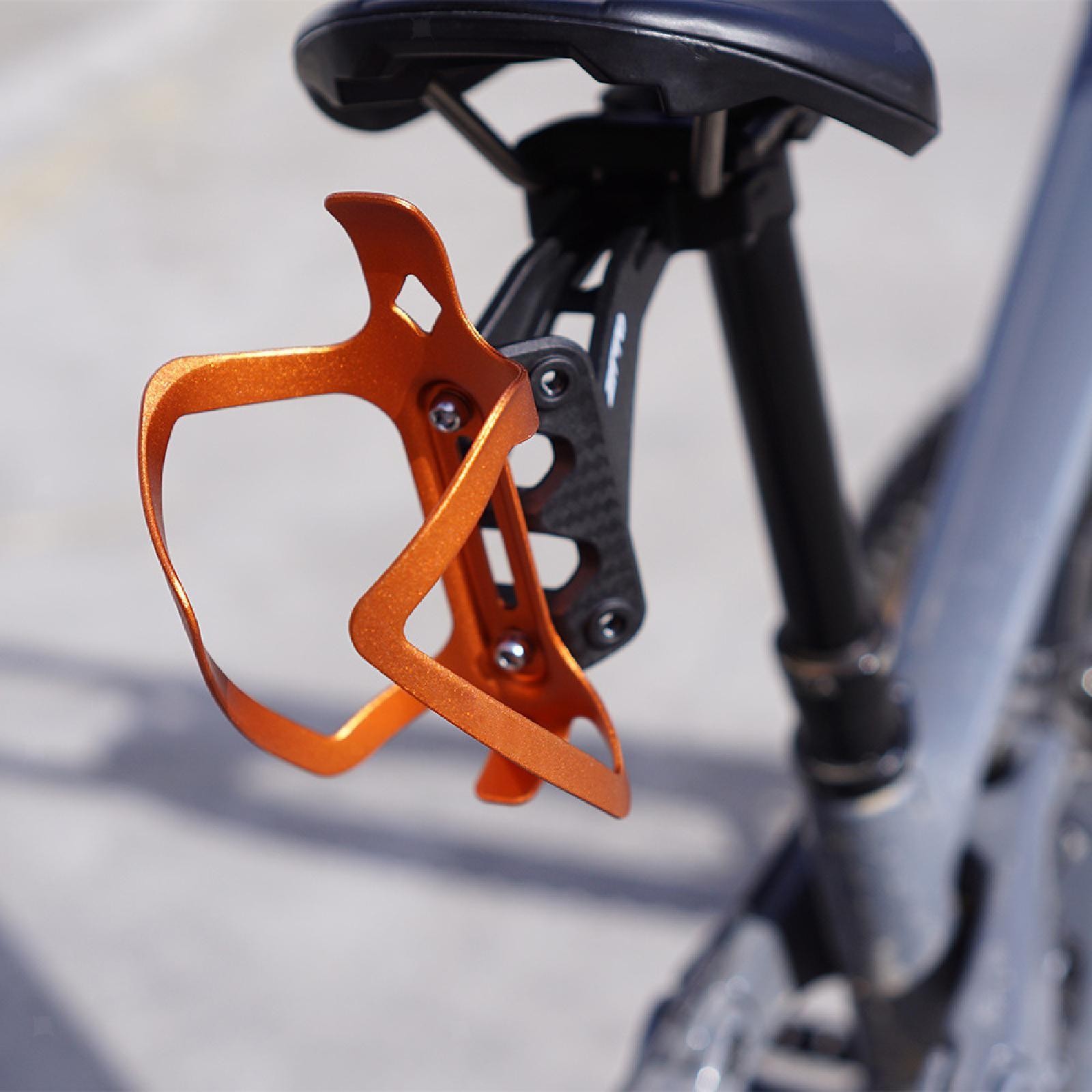 Dual Bottle Cage Holder with Saddle Straps