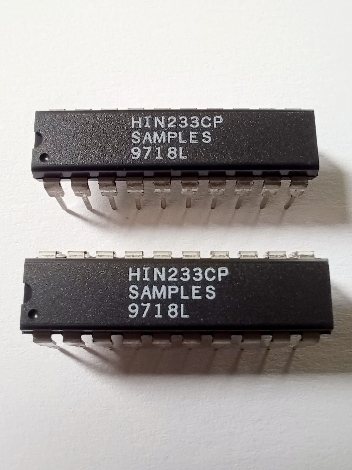 Lot of 2* Harris Intersil HIN233CP Transmitters/Recievers Engineering Samples!!!
