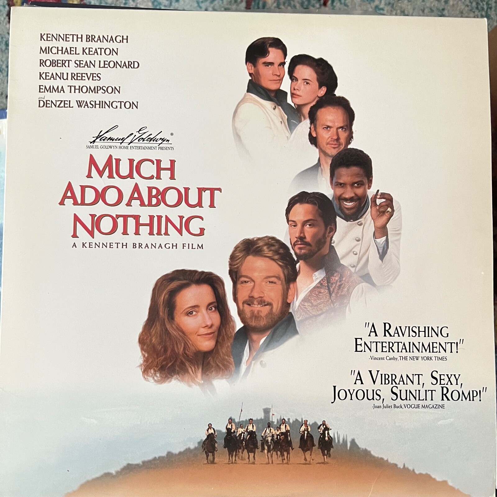Much Ado About Nothing - Laserdisc  buy 6 for Free Shipping