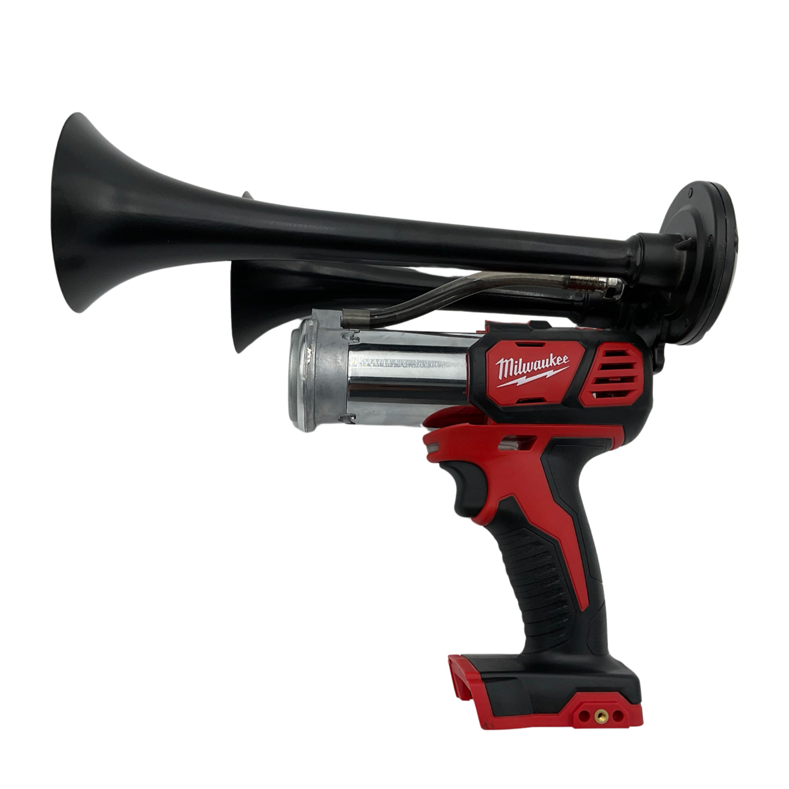GatorBlast™ for Milwaukee 18V Battery Drill Train Air Horn Dual Trumpets  M18