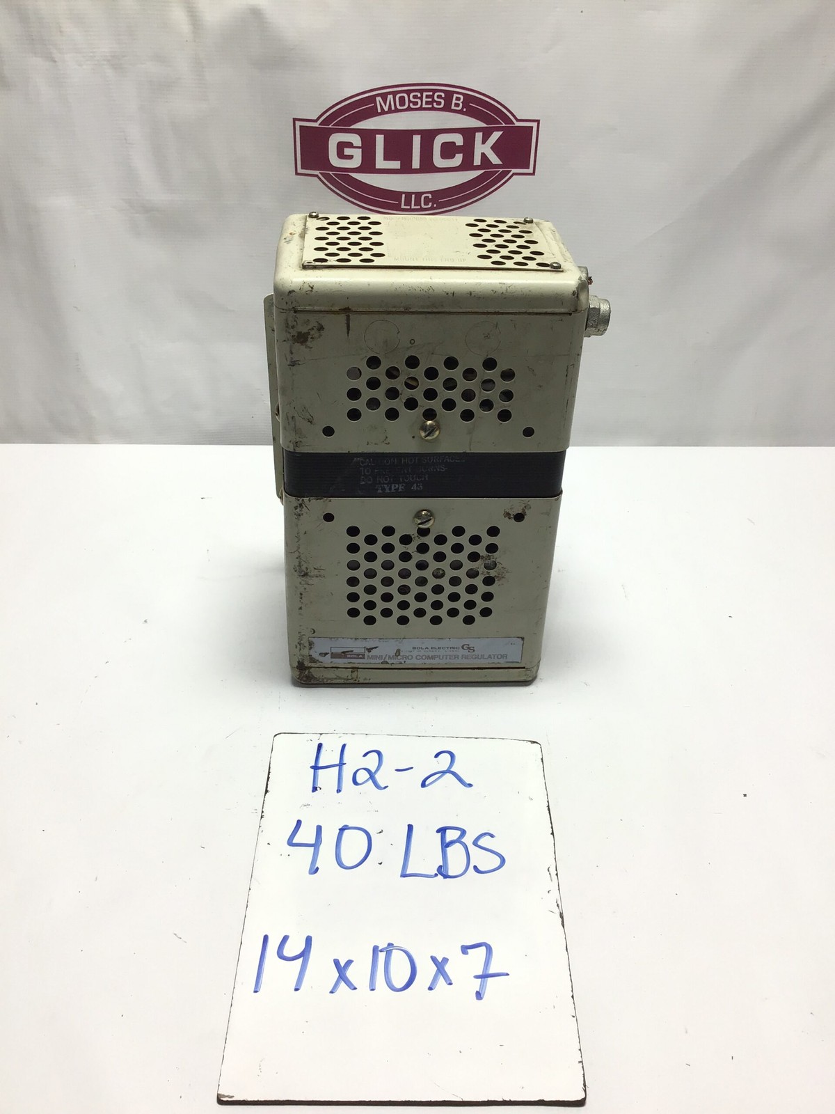 Sola Electric Mini Micro Computer Regulator Type 43
