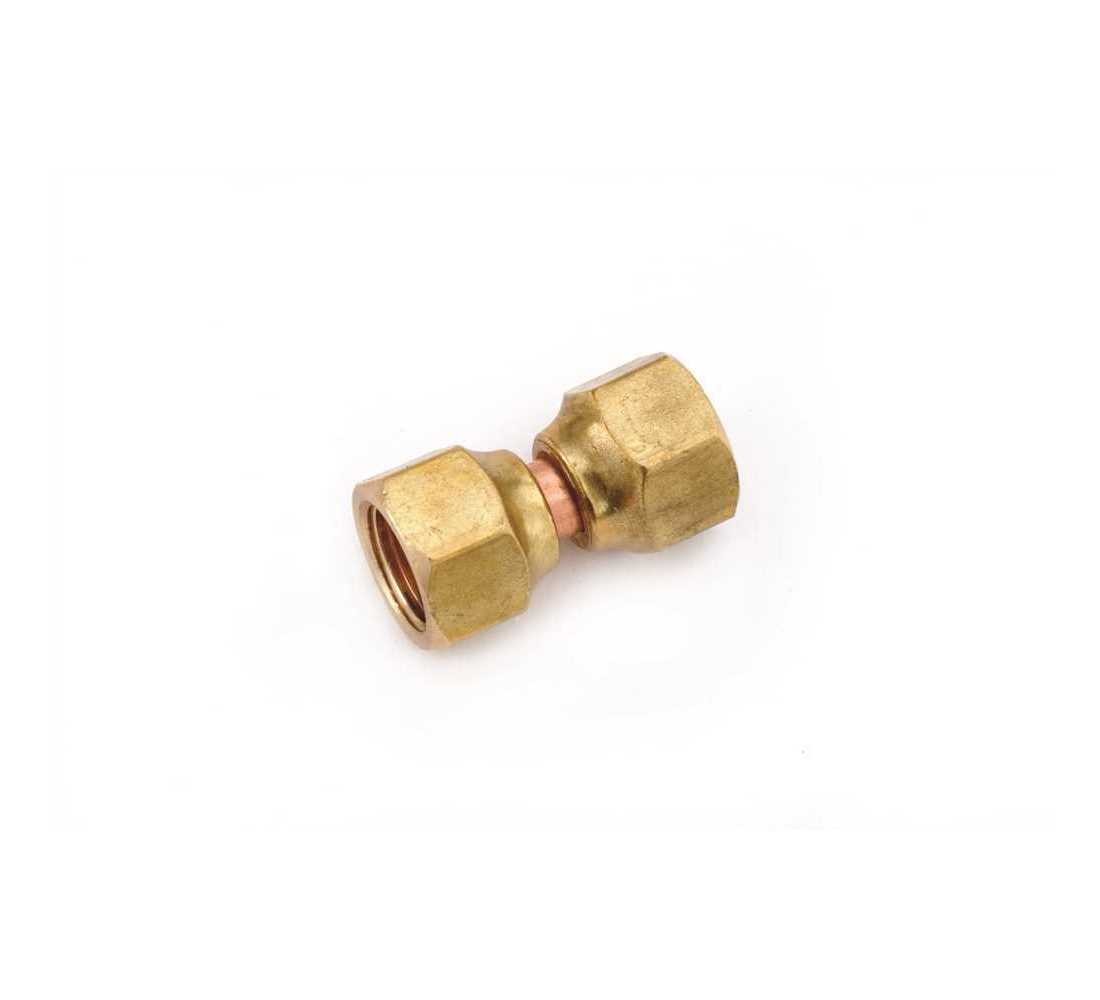 Anderson Metals 04070-06 3/8 in. Brass Flare Nut Swivel - pack of 10