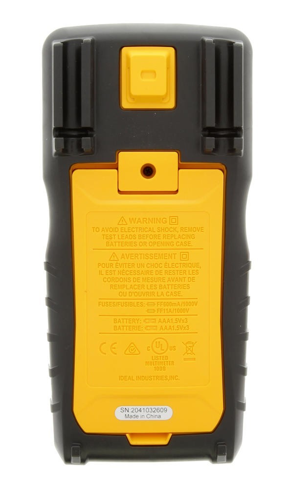 1000V True RMS Industrial Grade Auto Ranging Digital Multimeter Backlit Display
