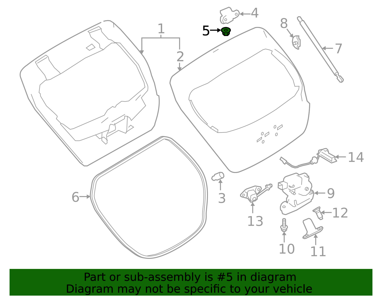 Genuine Nissan Nut 01225-00521
